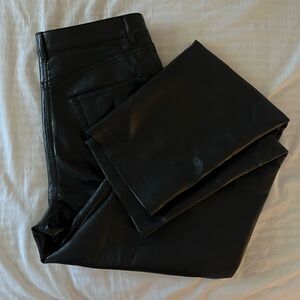 Aritzia Wilfred Faux Leather Pants